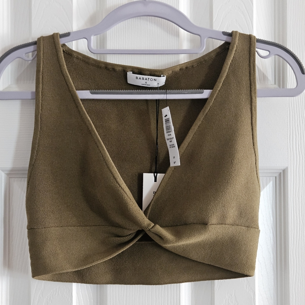 Babaton Ego Sculpt Knit Crop Top